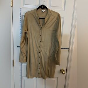 Charming Charlie Faux Suede like Dress, Large